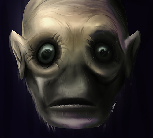 hellier goblin cryptid illustration